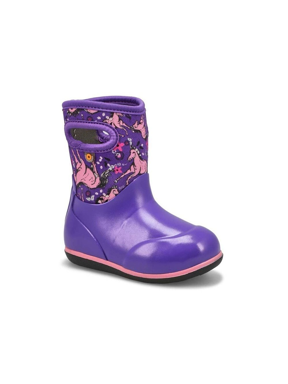 Size 8 Toddler Bogs Kids' Purple Unicorn Rain Boots